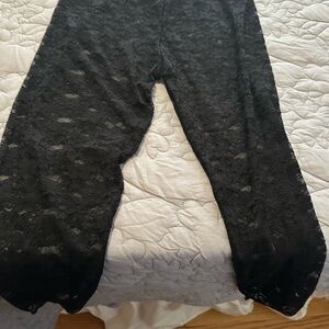 Isadora Black Lace Pants